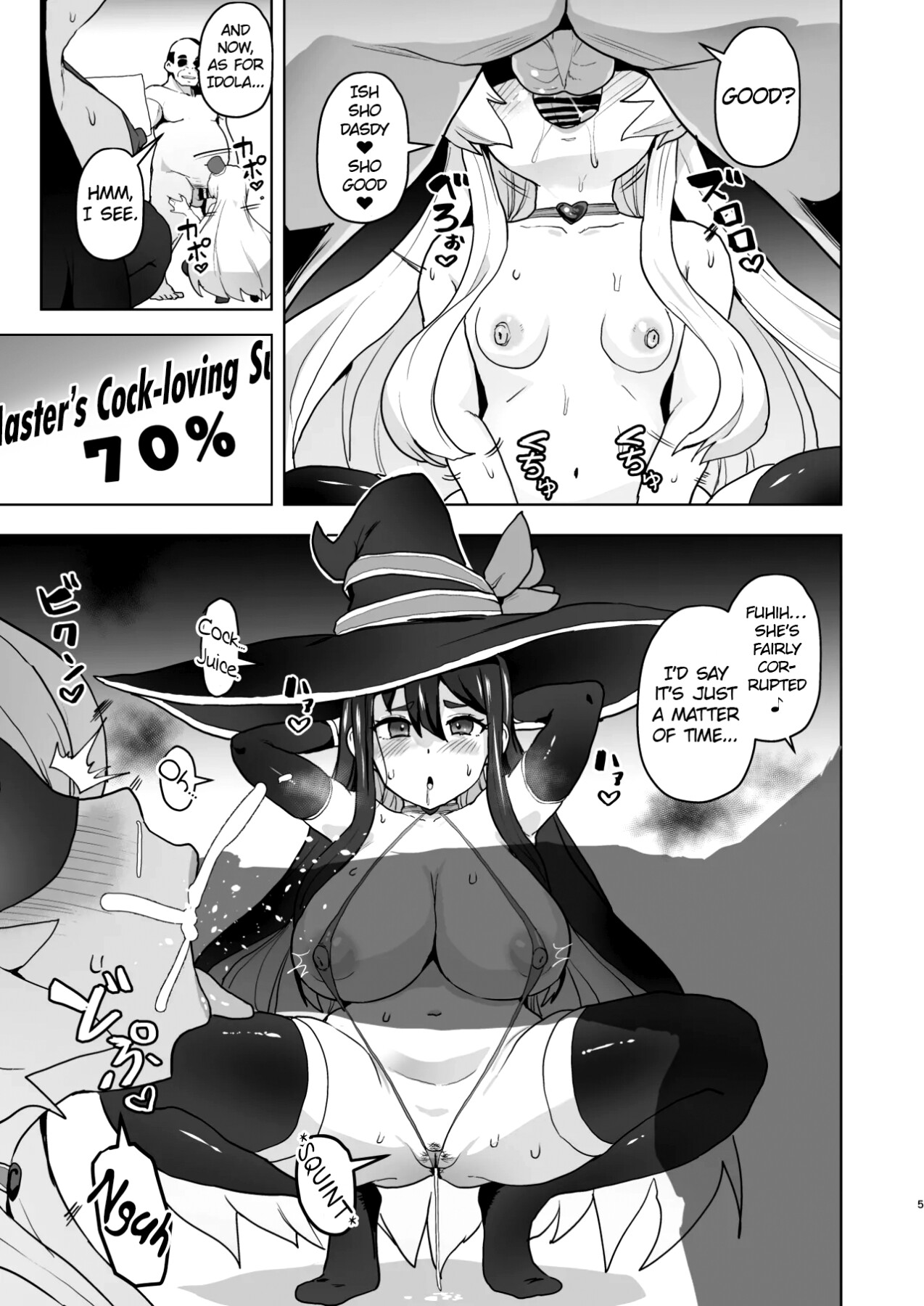 Hentai Manga Comic-Privilege erotic magic, the fall of a happy succubus-Read-4